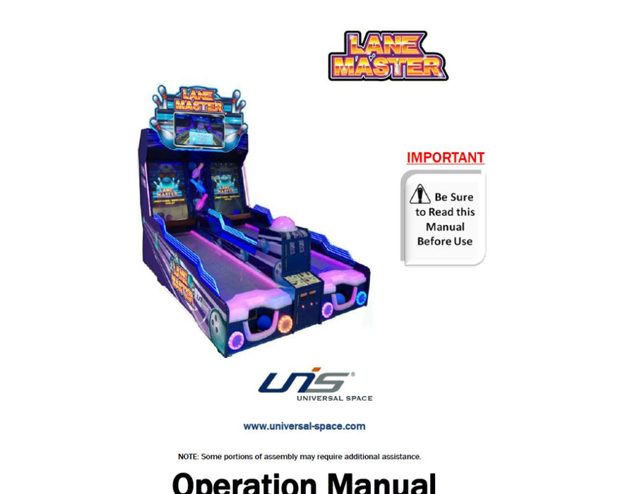 Lane Master Machine - UNIS Digital Manual PDF