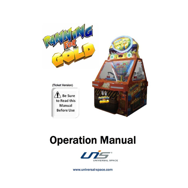 Panning for Gold Ticket Machine - UNIS Digital Manual PDF