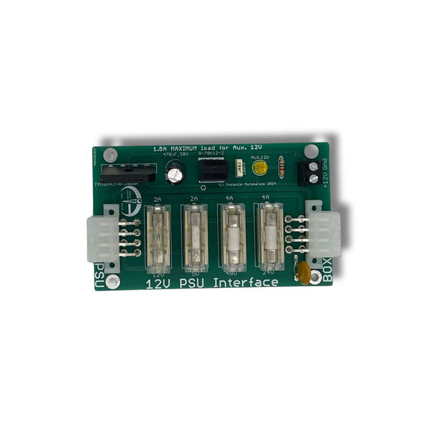 12v PSU Interface PCB for Yellow Box System for Contactless Devices Plus Power Cable