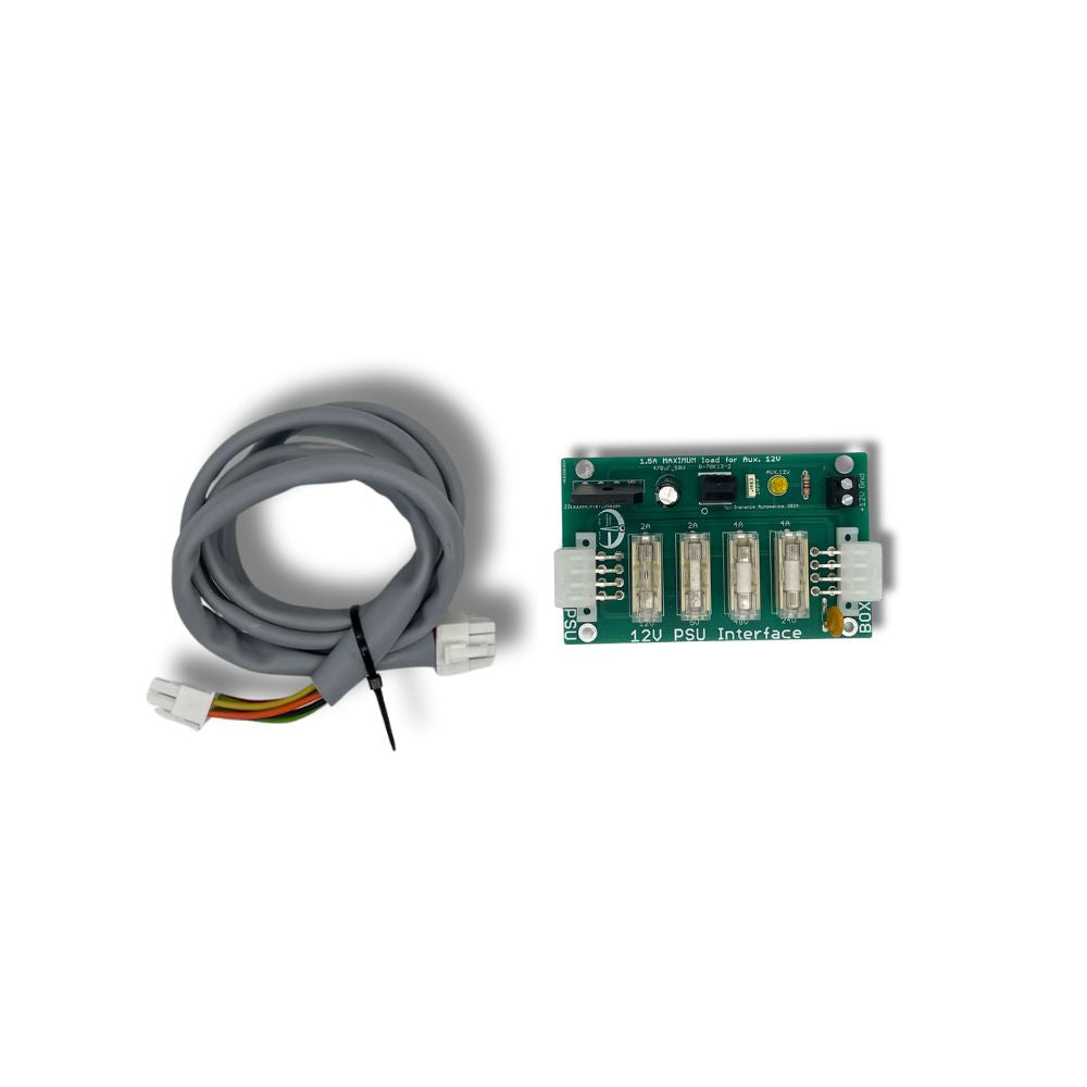 12v PSU Interface PCB for Yellow Box System for Contactless Devices Plus Power Cable