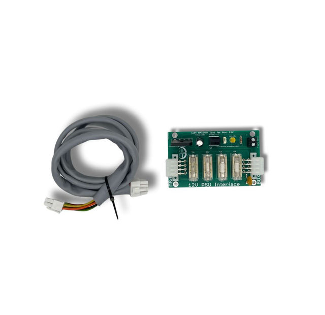 12v PSU Interface PCB for Yellow Box System for Contactless Devices Plus Power Cable