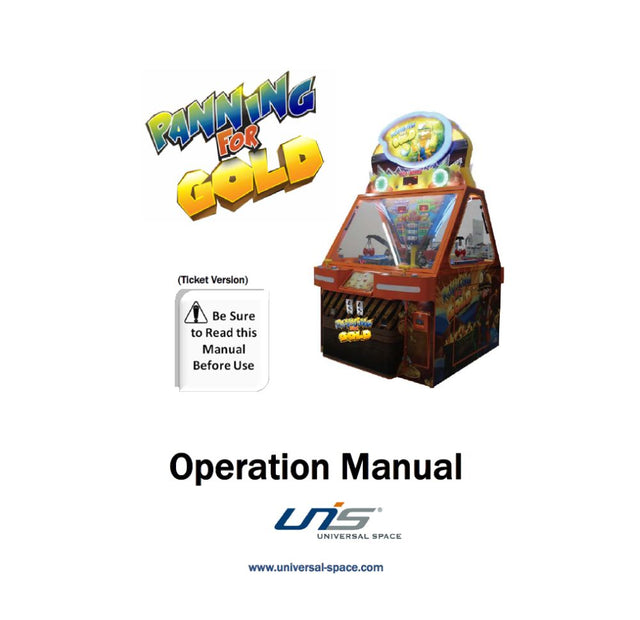 Panning for Gold Ticket Machine - UNIS Digital Manual PDF