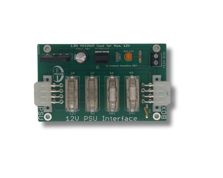 12v PSU Interface PCB for Yellow Box System for Contactless Devices