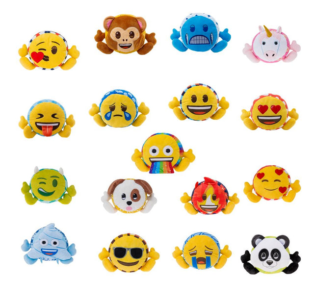 emoji™ Mixed Plush 2 - 8" / Size 2/3 - Licensed Prize Plush Toy (x136)