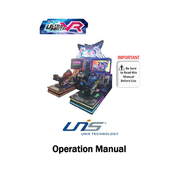 Ultra Moto VR Machine - UNIS Digital Manual PDF