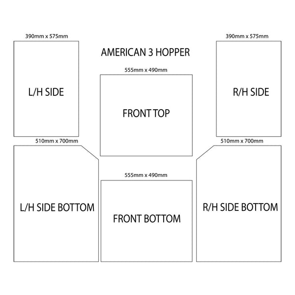 American Changer 3 Hopper Variant - Replacement Artwork Kit