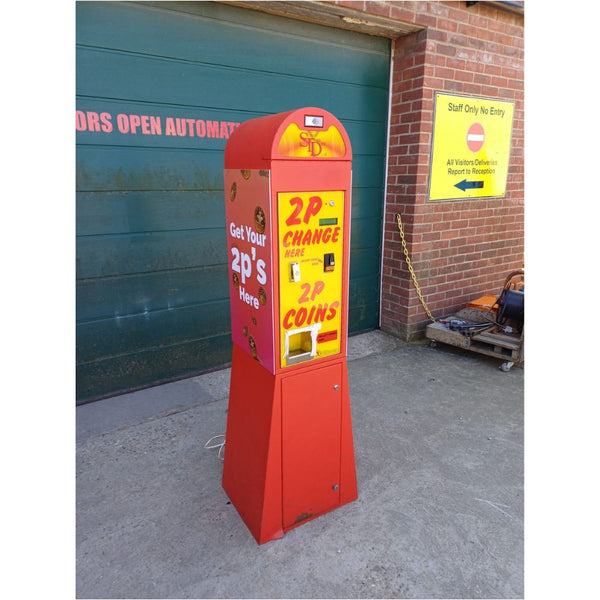 Used 2p Changer Machine in Red