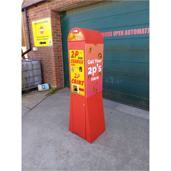 Used 2p Changer Machine in Red