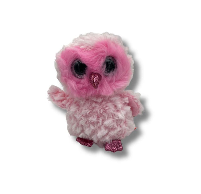 TY Beanie Pink Owl Plush Toy Size 2 (x24) 34846