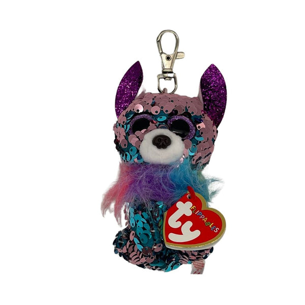 Ty Sequin Dog Plush Key Clip Ty Brand (x96) 35318