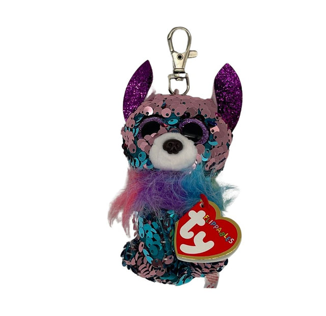 Ty Sequin Dog Plush Key Clip Ty Brand (x96) 35318