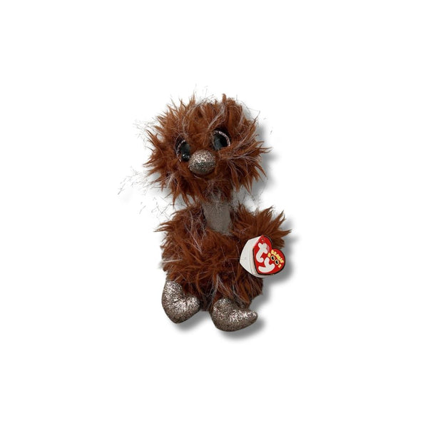 TY Beanie Brown Ostrich Plush Toy