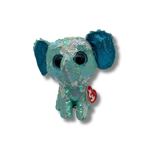 TY Beanie Sequin Elephant Plush Toy