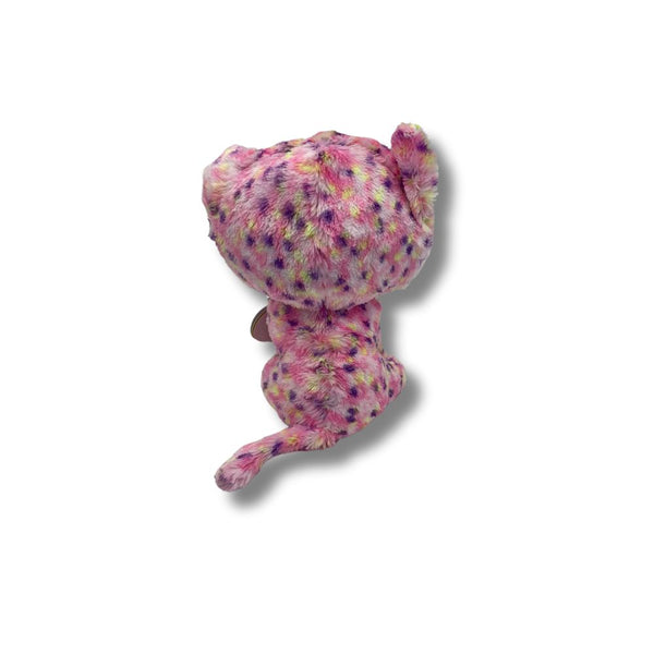 TY Beanie Speckled Pink Cat Plush Toy 
