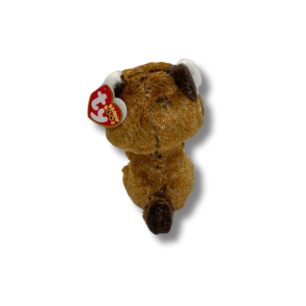 TY Beanie Brown Racoon Plush