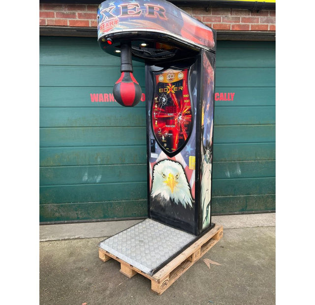Used Boxer Boxing machine with a USA theme.