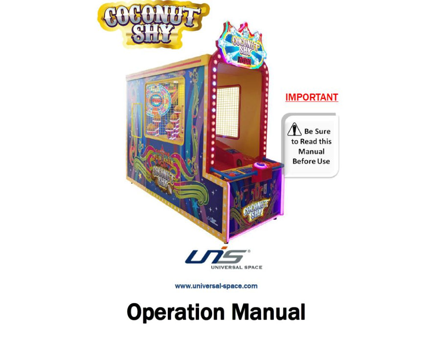 Coconut Shy Machine - UNIS Digital Manual PDF