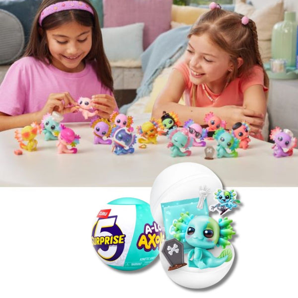 5 Surprise Mini Brands A-Lot-A Axolotls Series 1 Mystery Box 27 Packs 5 Surprise Mini Brands A-Lot-A Axolotls Series 1 Mystery Box 27 Packs