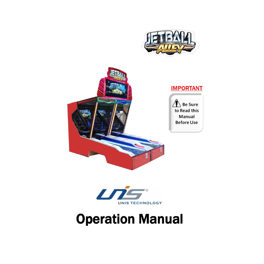 Jet Ball Alley Machine - UNIS Digital Manual PDF