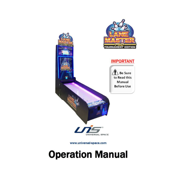 Lane Master Pro Machine - UNIS Digital Manual PDF