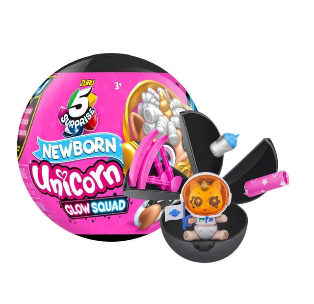 Mini Brands Mix Monster Truck Glow Riders and  New Born Unicorn Glow Squad (x 48)