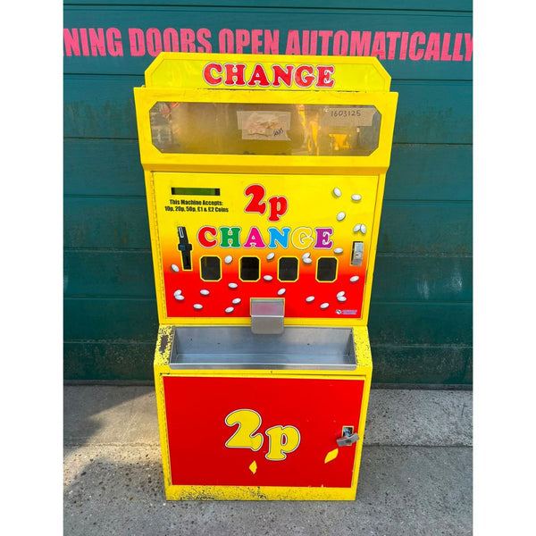  used American Changer for 2p with 4 hoppers. &nbsp;S/N 1603125