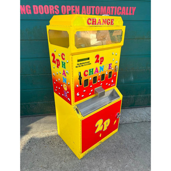  used American Changer for 2p with 4 hoppers. &nbsp;S/N 1603125