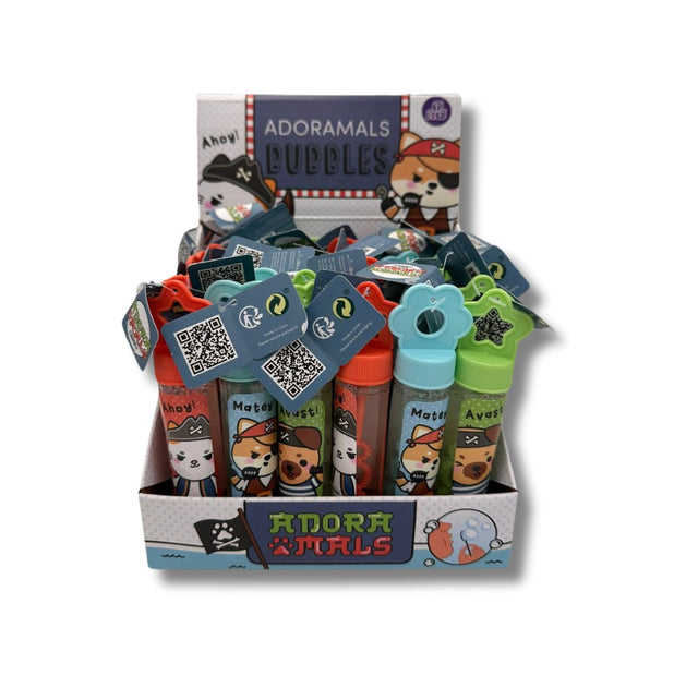 Adoramals Pets Pirate Bubbles  - 30 in Counter Display Unit