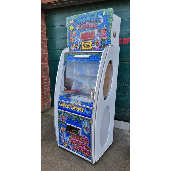 Used Alice's Wonderland 2p Pusher 1P Ticket Redemption