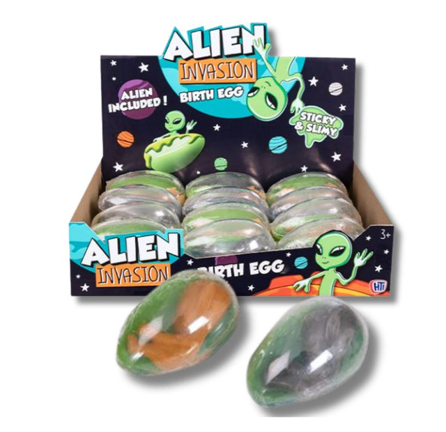 Alien Invasion Birth Egg - Sticky & Slimy (x 144)