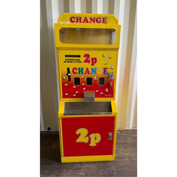 used American Changer for 2p with 3 Hoppers.