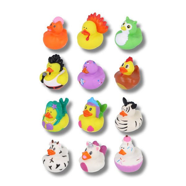 Printed Novelty Duck Mix 223 - 12 Assorted Animal Designs (x 288)