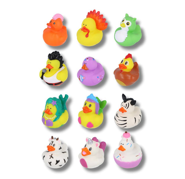 Printed Novelty Duck Mix 223 - 12 Assorted Animal Designs (x 288)