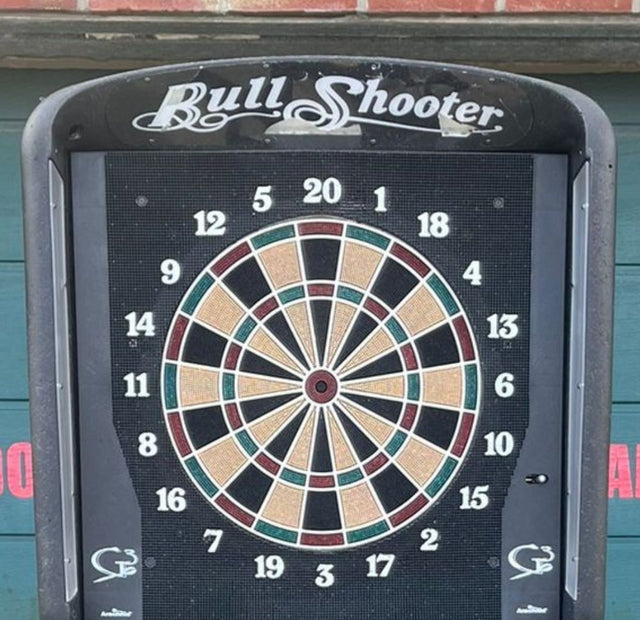 Used Arachnid 360 Galaxy 3 Bull Shooter Darts Board Game