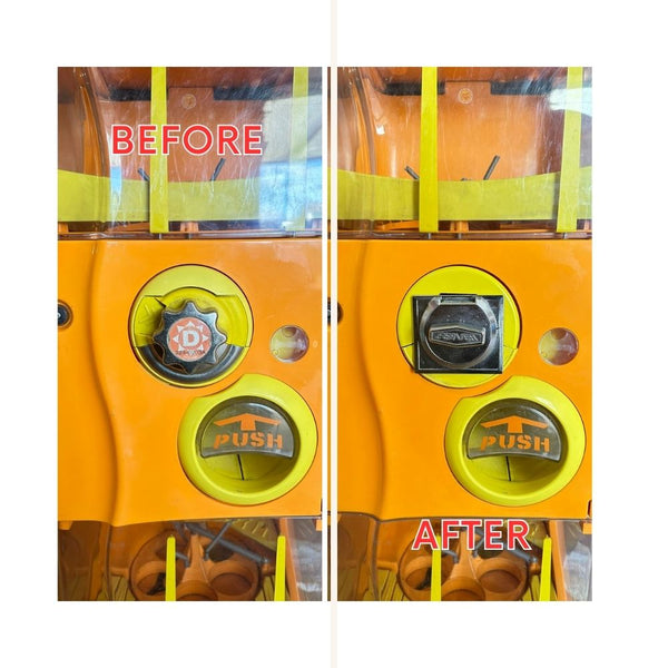 Discapa Station Coin Mech £1 Conversion to Beaver Mech Maxx Grab