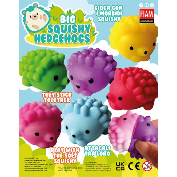 Big Squishy Hedgehogs (x300) 65mm Novelty Prize Vend Capsules