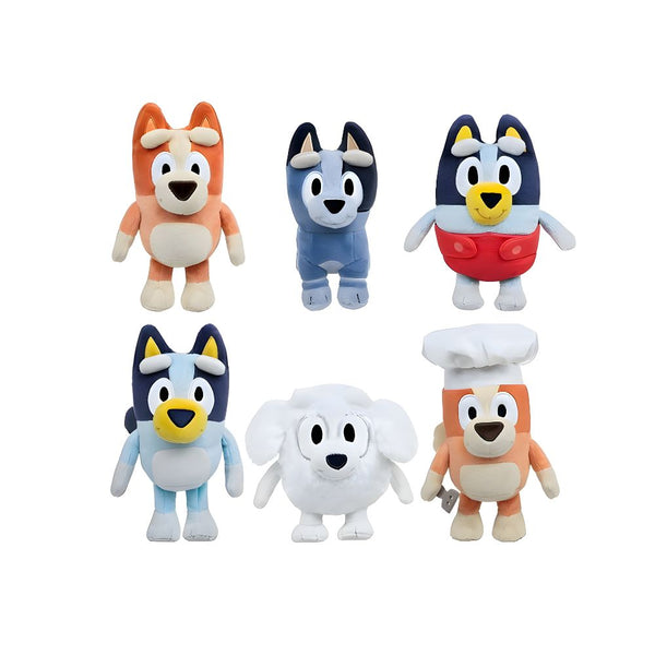 Bluey Assorted 8 inch Size 2/3 - Licensed Prize Plush Toy (x9)