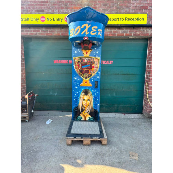Used  BOXER Boxing Punch Machine in Blue #2
