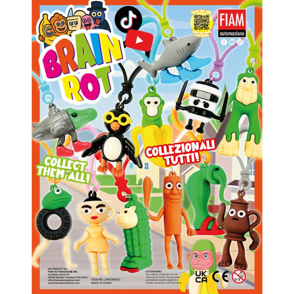 Brainrot (x300) 65mm Prize Vending Capsules
