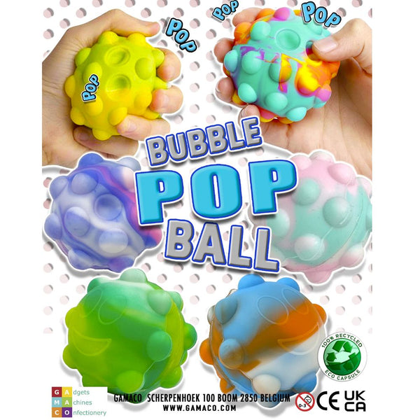 Bubble Pop Ball (x500) 50mm Vending Prize Capsules