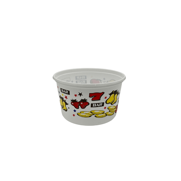 Plastic Coin Cups 500cc (x1000) - Quality Coin Cups Made From Recycled Materials