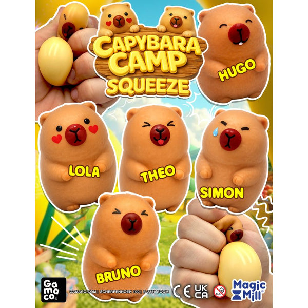 Capybara Camp Squeeze (x500) 50mm Vending Capsules