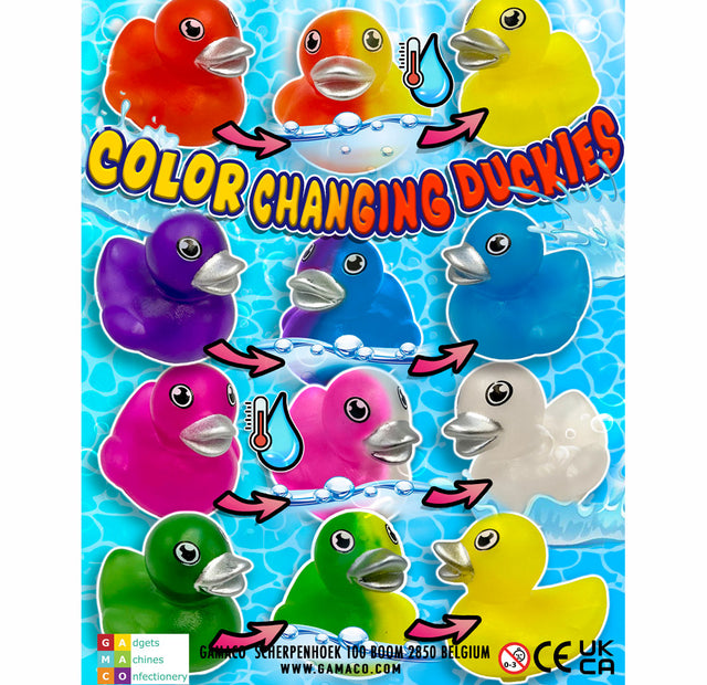 Colour Changing Ducks (x500) 50mm Vending Capsules
