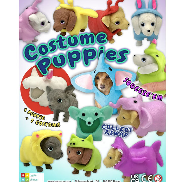 Costume Puppies (x500) 50mm Vending Prize Capsules