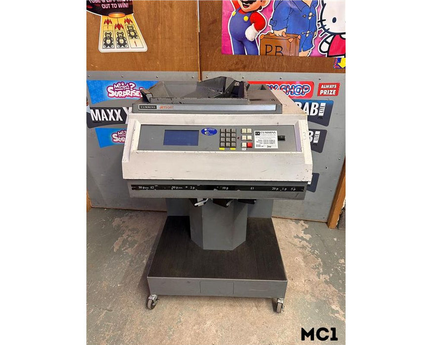 Used Cummins Jetsort 6903 Coin Sorter and Counter (MC1)