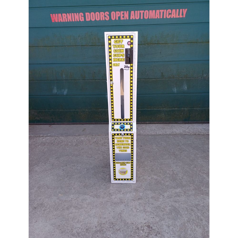 Used Coin Cup Vendor Vending Machine