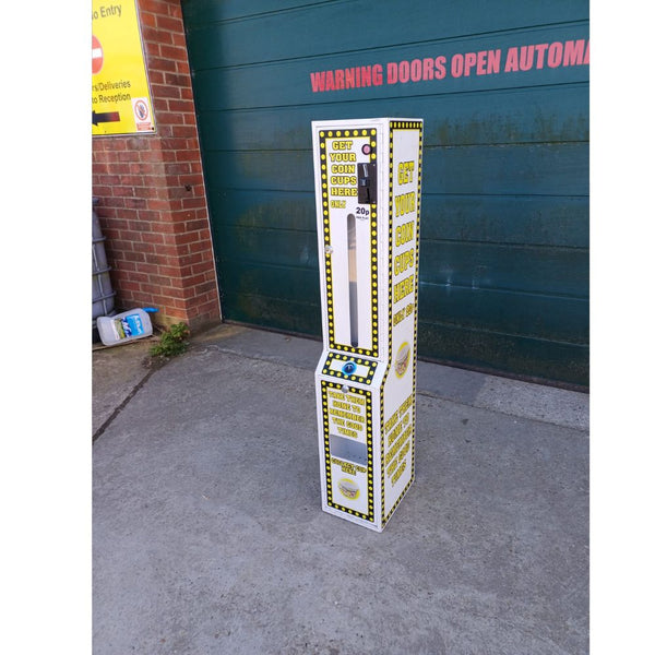 Used Coin Cup Vendor Vending Machine