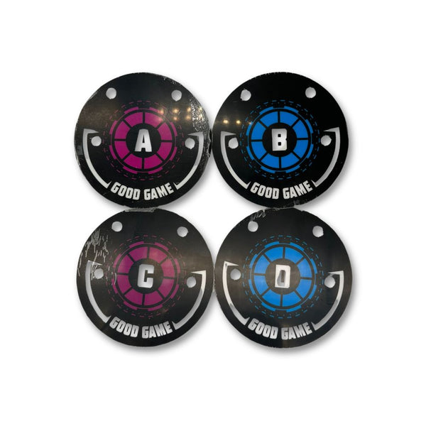 UNIS Power Puck Fever - Round panel decal Set