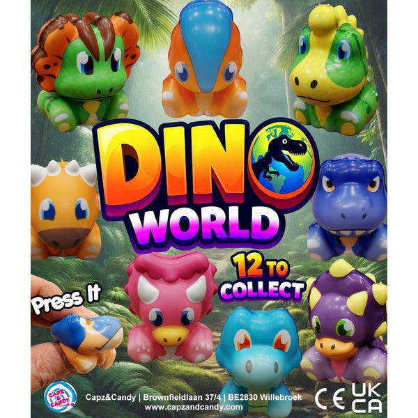 Dino World in a 50mm capsule.