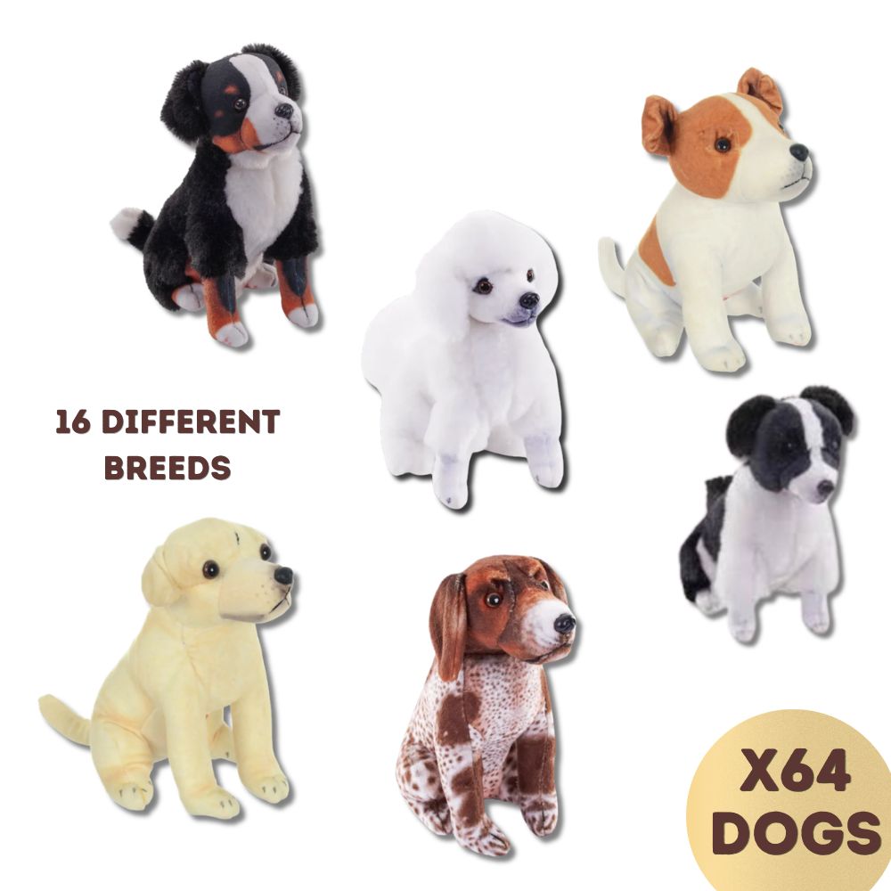Fantastic Cute Rescue Dogs Plush Mix